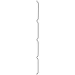 Konzole na zeď LIGHT - 125 cm, 8 mm, zinková – Zboží Mobilmania
