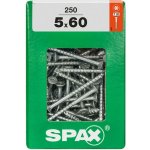 Spax Uni vrut zápust.hlava T-Star+ T20 4CUT část.závit Wirox 5 x 60 mm 250 ks – Hledejceny.cz