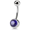 Piercing Šperky4U piercing do pupíku banánek BS01001-B