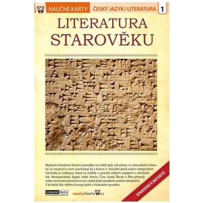 Naučné karty Starověká literatura – Hledejceny.cz