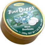 Woogie Fine Drops bonbóny v plechové dóze Mint 200 g – Sleviste.cz