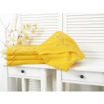 B.E.S. Petrovice Osuška froté Baby 90x100 Žlutá s kytkami – Zboží Dáma