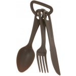 Mil-Tec US Lexan jídelní příbor na karabině – Zboží Dáma