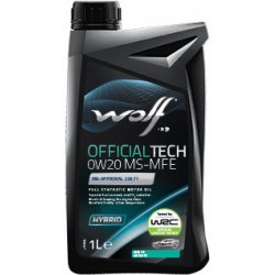 Wolf OFFICIALTECH 0W-20 MS-MFE 1 l