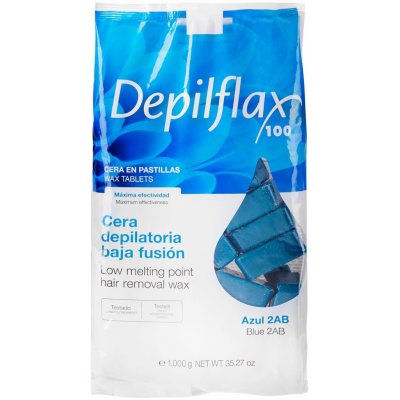 DEPILFLAX Depilační vosk tvrdý 1 kg AZULEN