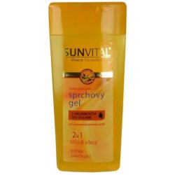 SunVital sprchový gel s arganovým bio olejem 2v1 extra zvláčňující 200 ml