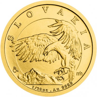 Česká mincovna Zlatá mince Orel 2024 stand 1/25 oz