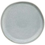 Spring Moderní kulatý šedý talíř z kameniny 21 cm do jídelny vhodný do myčky – Hledejceny.cz