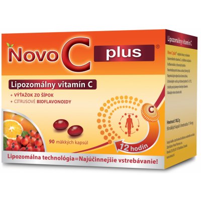 Novo C PLUS Lipozomální vitamín C 90 kapslí – Hledejceny.cz