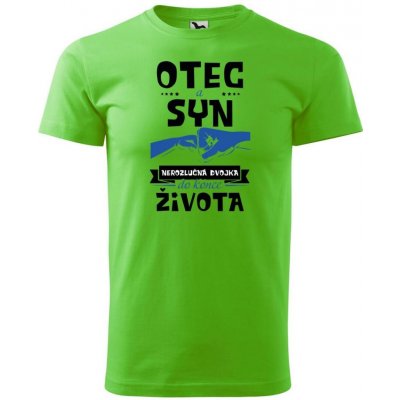 Dobrý Triko pánské tričko Nerozlučná dvojka Apple green – Hledejceny.cz