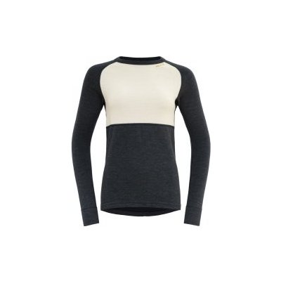 Devold EXPEDITION SILK dámské dvouvrstvé triko s dlouhým rukávem Ink OffWhite – Zbozi.Blesk.cz