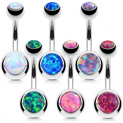 Šperky4U piercing do pupíku banánek opál BS1063-B – Hledejceny.cz