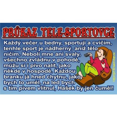 Průkaz Průkaz telesportovce – Hledejceny.cz