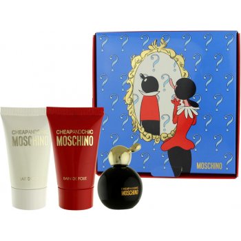 Moschino Cheap & Chic EDT 4,9 ml + 25 ml sprchový gel + 25 ml tělové mléko dárková sada