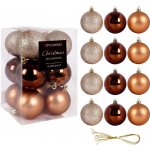 Home Styling Collection Vánoční koule Ø 6 cm sada 12 ks 3 barvy – Hledejceny.cz