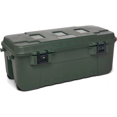 Plano Přepravní box Sportmans Trunk Large 102L - s kolečky a panty - zelený – Zboží Dáma
