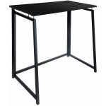 Ruhhy 26117 Skládací dřevěný stůl 80 x 75 x 40 cm, černý – Zboží Živě