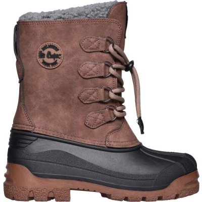 Lee Cooper WINTER K dětské sněhule hnědá – Zboží Mobilmania