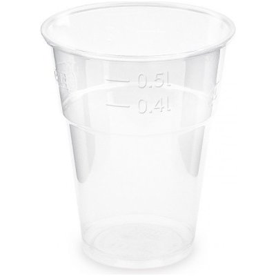 Plastový kelímek Bio průhledný 0,5l 43005 – Hledejceny.cz