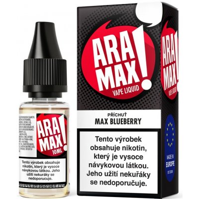 Aramax Max Borůvka 10 ml 0 mg – Sleviste.cz