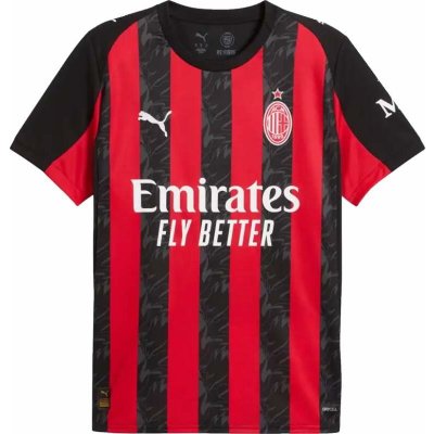 Puma pánský domácí zápasový dres AC Milan 25/26 Authentic černo-červený – Zboží Dáma