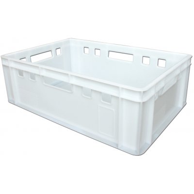 Přepravka plastová na maso E2 600x400x200 mm | PETRAplast Barva: Bílá – Hledejceny.cz