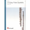 Noty a zpěvník 14 Easy Flute Quartets pro čtyři příčné flétny