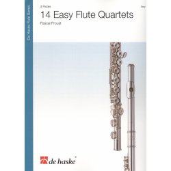 14 Easy Flute Quartets pro čtyři příčné flétny