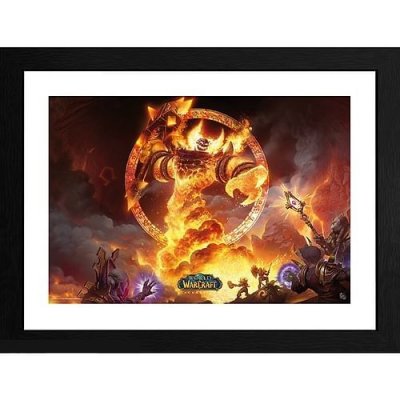 ABYstyle Zarámovaný plakát World of Warcraft - Ragnaros – Zboží Dáma