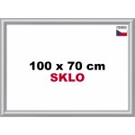 BFHM Plastový rám 100x70cm stříbrný – Hledejceny.cz
