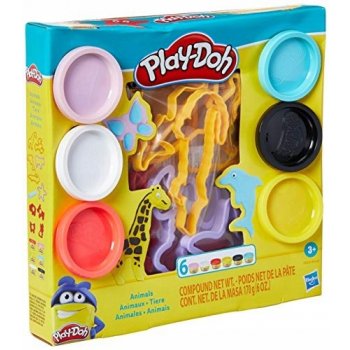 Play-Doh Hasbro Modelína 6 barev ZVÍŘÁTKA E8535