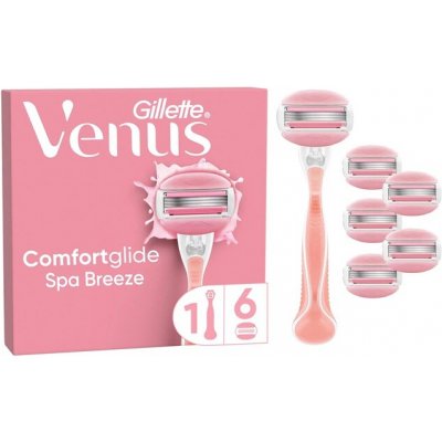 Gillette Venus Comfortglide Spa Breeze + 6 ks hlavic – Sleviste.cz