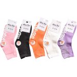 Dívčí ponožky s protiskluzem na cvičení sada 5 párů – Zboží Mobilmania