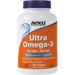 Now Foods Ultra Omega-3 Rybí olej 500 EPA + 250 DHA x 180 softgel kapslí – Zbozi.Blesk.cz