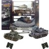 RC model Zegan Bojová sada tanků RC Tank Tiger I vs. Tank T34 2.4GHz RTR RC_99824 1:28