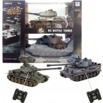 Zegan Bojová sada tanků RC Tank Tiger I vs. Tank T34 2.4GHz RTR RC_99824 1:28 – Hledejceny.cz