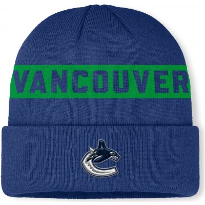 Fanatics Pánská zimní čepice Vancouver Canucks NHL Authentic Pro A/Cap Cuffed beanie – Zboží Mobilmania