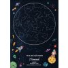 Plakát Dětská hvězdná mapa narození