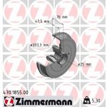 Brzdový buben ZIMMERMANN 470.1855.00 | Zboží Auto