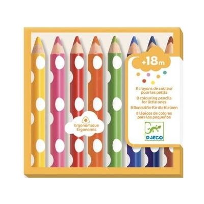 DJECO Osm pastelek pro nejmenší – Zboží Dáma