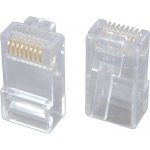 Solarix KRJ45/6SLD Konektor RJ45 CAT6 UTP 8p8c nestíněný skládaný na drát KRJ45/6SLD | Zboží Auto