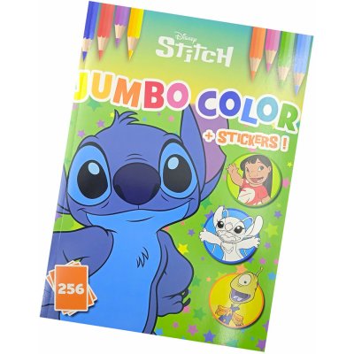 Omalovánky A4 se samolepkami Lilo & Stitch – Zboží Dáma