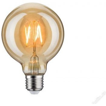 Paulmann LED žárovka Globe 95 2,5W E27 zlatá 230V Teplá bílá