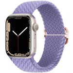 BStrap Elastic Nylon řemínek na Apple Watch 42/44/45mm, lavander SAP013C48