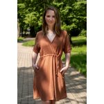 Jsem máma BIO mušelínové kojicí šaty Grace terakota – Sleviste.cz