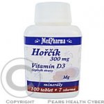 MedPharma Hořčík 300 mg + Vitamín D3 107 tablet – Zboží Dáma
