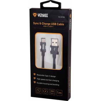 Yenkee UCU 301 BK USB A 2.0 / C 1m