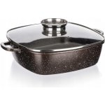 BANQUET Pekáč s nepřilnavým povrchem PREMIUM Dark Brown 28x28x8 cm s poklicí s aroma knobem – Zboží Dáma