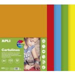 APLI barevný papír, A4, 170 g, mix sytých barev - 50 ks – Sleviste.cz