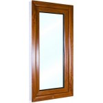 SkladOken.cz Okno jednokřídlé 600 x 1200 mm , bílá|zlatý dub, otevíravé i sklopné, PRAVÉ – HobbyKompas.cz